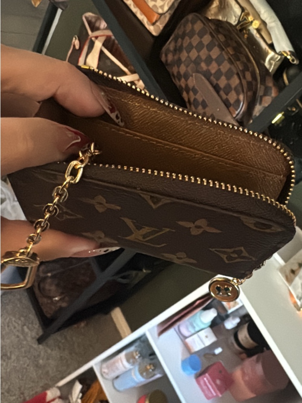 Card Pouch with Chain